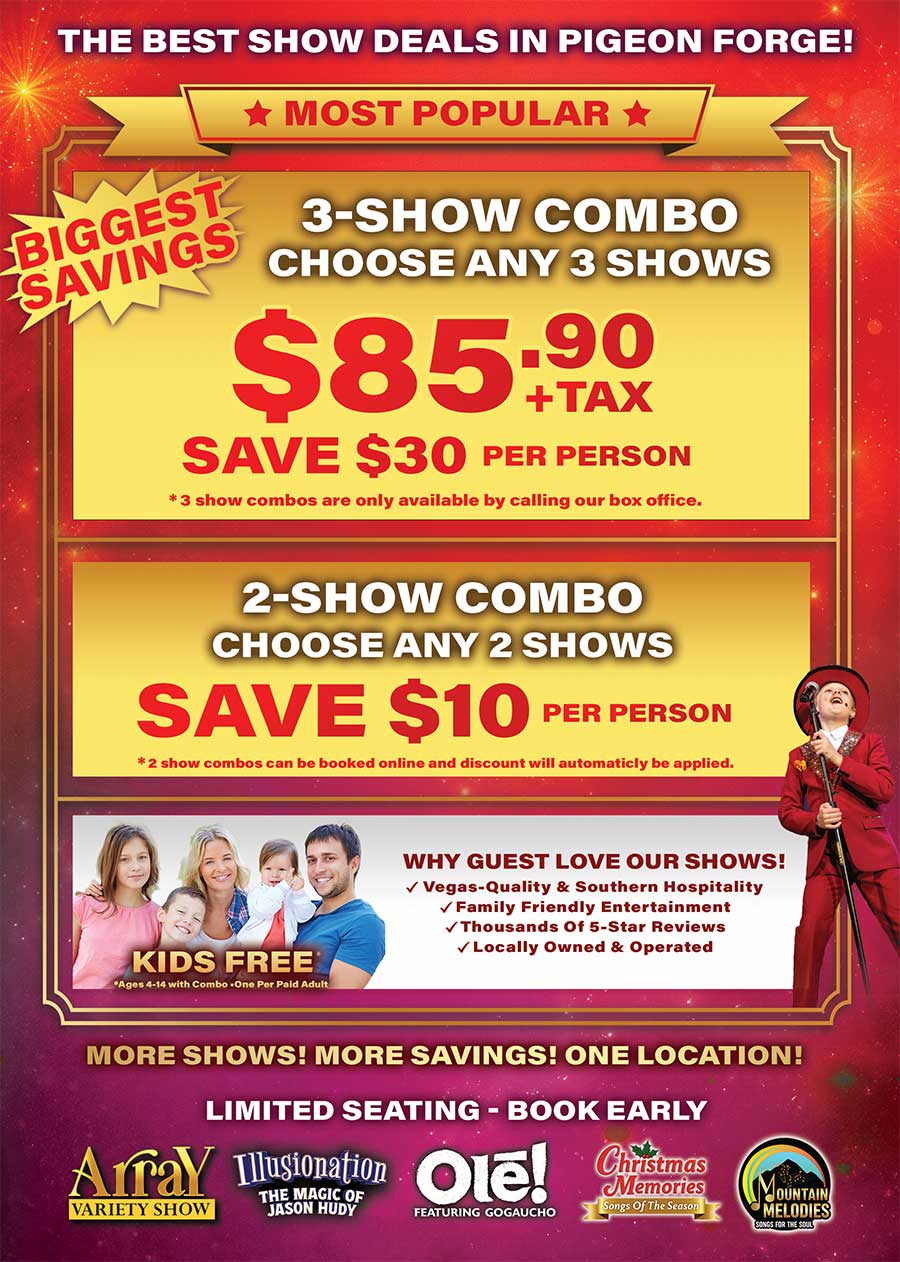 Pigeon Forge Show Discount Tickets